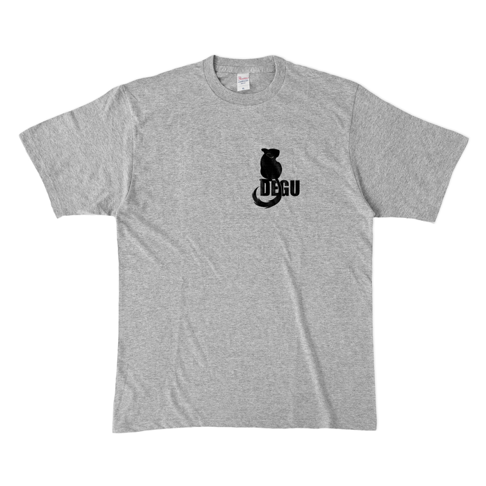 カラーTシャツ(濃色) - XL - 杢グレー