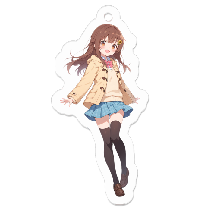 アクリルキーホルダー - 50 x 50 (mm)