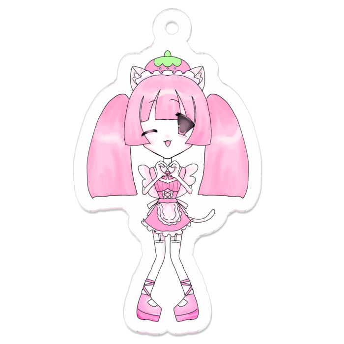 アクリルキーホルダー - 50 x 50 (mm)