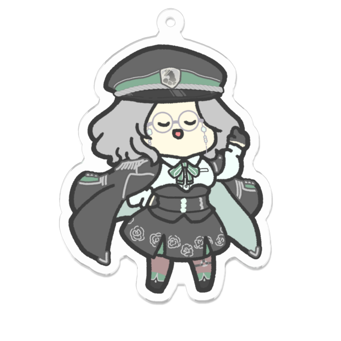 アクリルキーホルダー（コーティング） - 70 x 70 (mm)