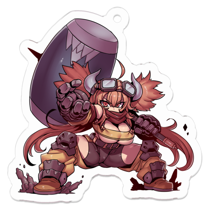 アクリルキーホルダー - 50 x 50 (mm)