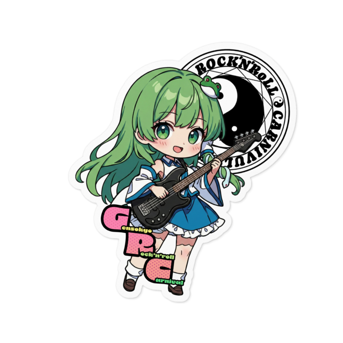 ステッカー - 100 x 100 (mm)