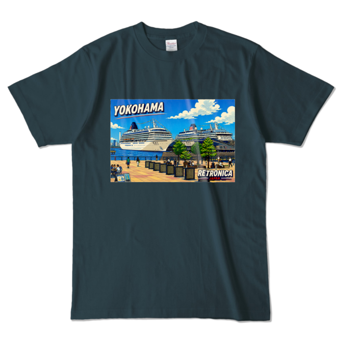 カラーTシャツ - L - デニム (濃色)