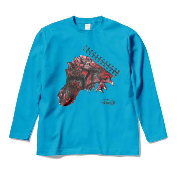 ロングスリーブTシャツ - M - ターコイズ
