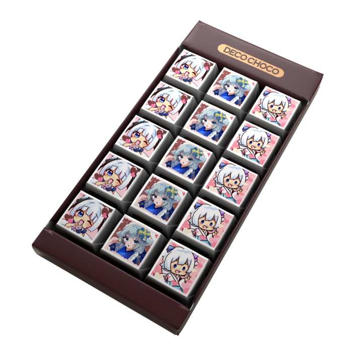 DECOチョコ - 列ごとにデザイン