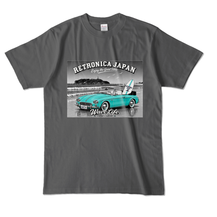 カラーTシャツ - L - チャコール (濃色)