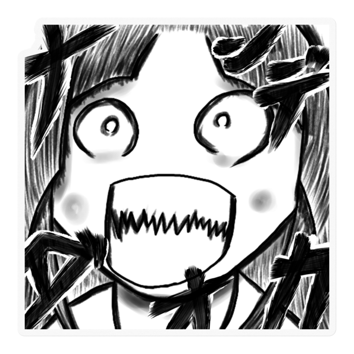 ステッカー - 100 x 100 (mm)