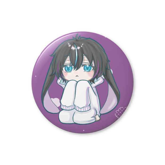 女の子座りSD缶バッジ