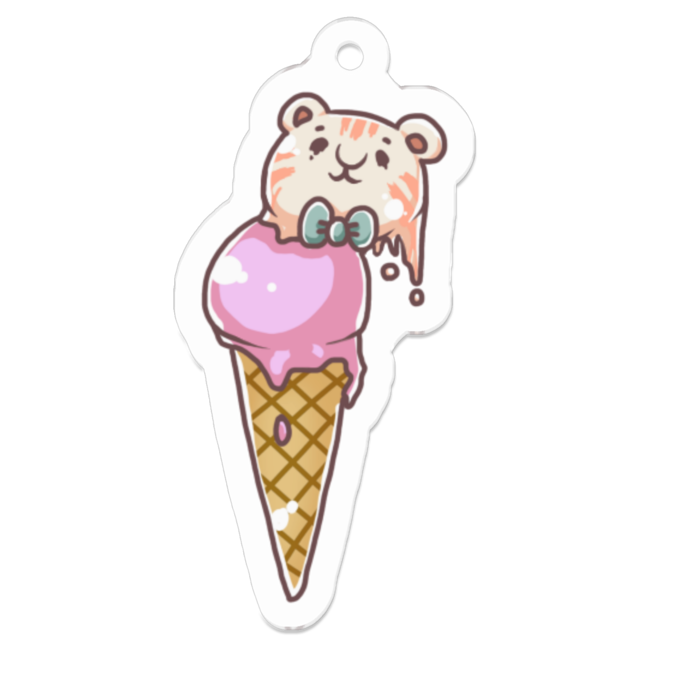 アクリルキーホルダー - 50 x 50 (mm)