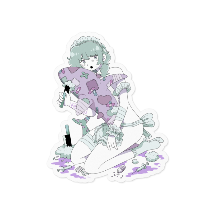 ステッカー - 100 x 100 (mm)