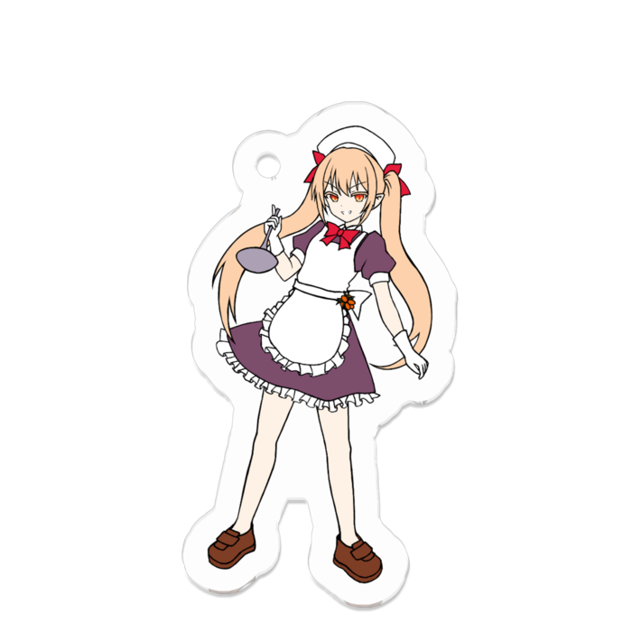 アクリルキーホルダー(コーティング) - 50 x 50 (mm)