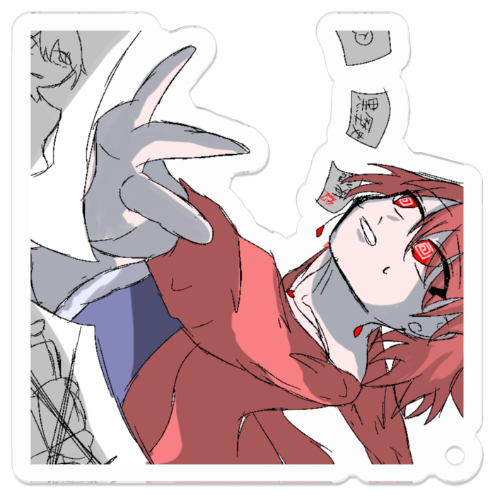 アクリルキーホルダー - 50 x 50 (mm)