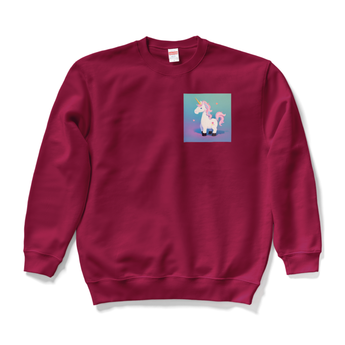 スウェット - L - バーガンディ