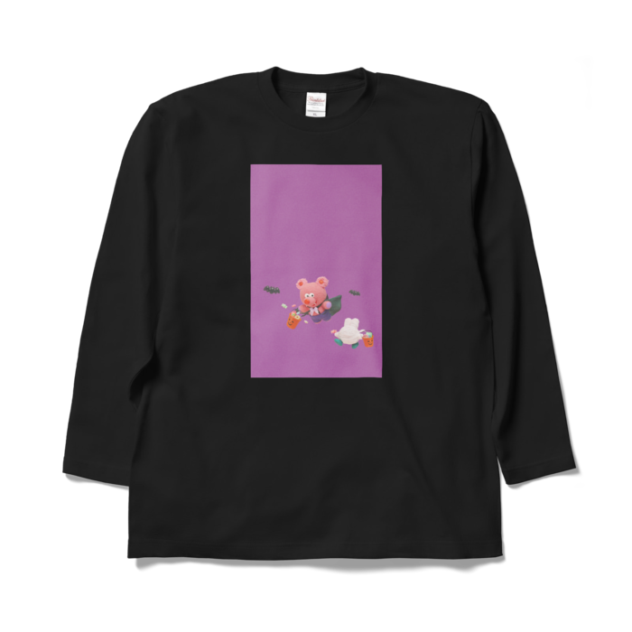 ロングスリーブTシャツ - XL - ブラック