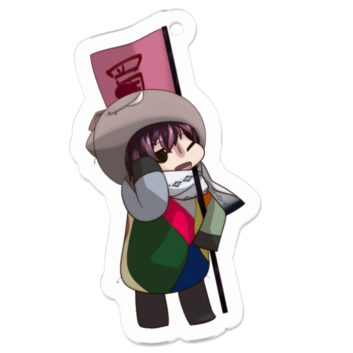 アクリルキーホルダー（コーティング） - 50 x 50 (mm)