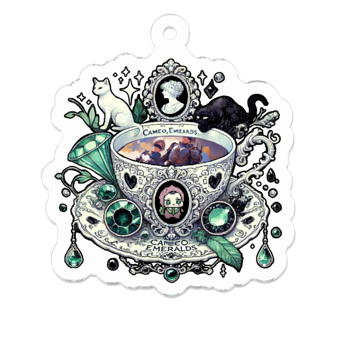 アクリルキーホルダー - 50 x 50 (mm)