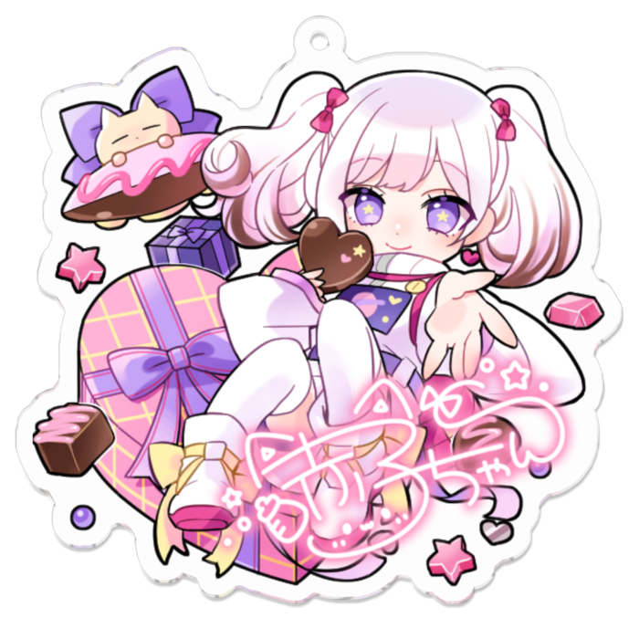アクリルキーホルダー - 70 x 70 (mm)