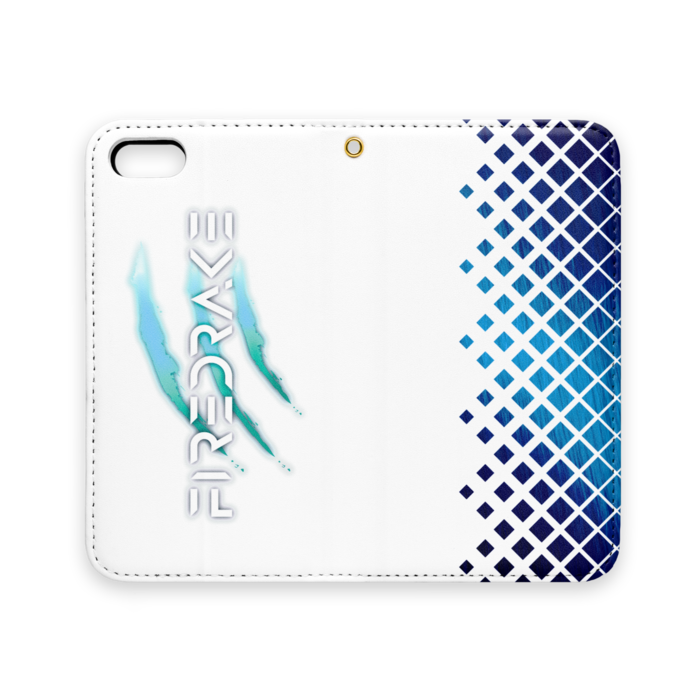 【ホワイト×ブルー】iPhone 5 / 5s / SE