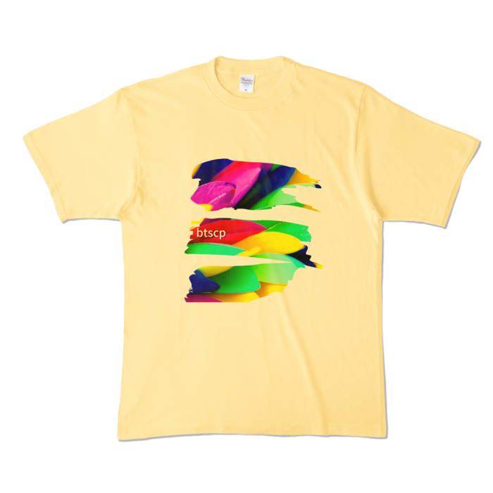 カラーTシャツ - XL - ライトイエロー (淡色)