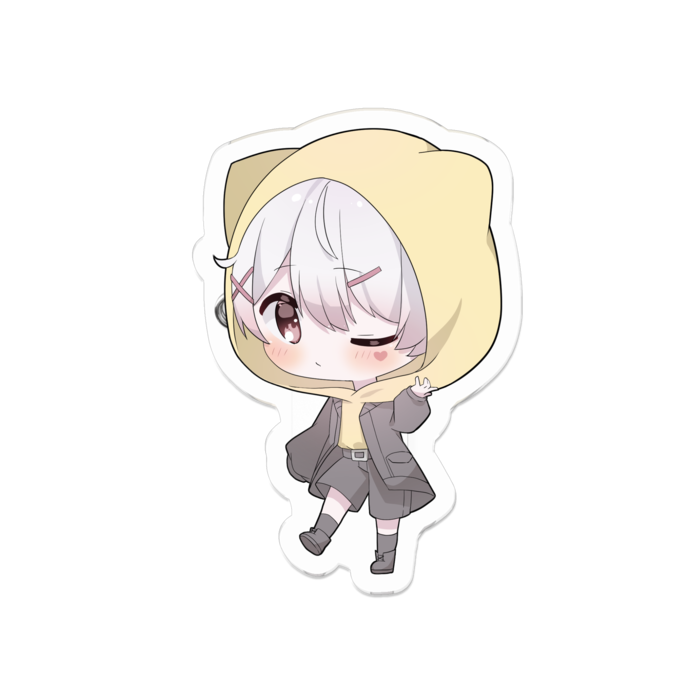 アクリルバッジ - 50 x 50 (mm)