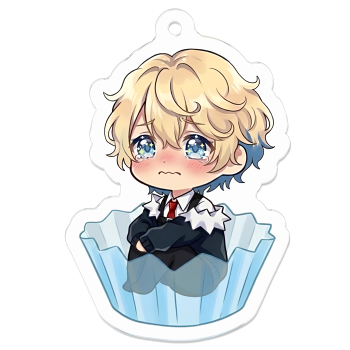 泣き顔カップあり50 x 50