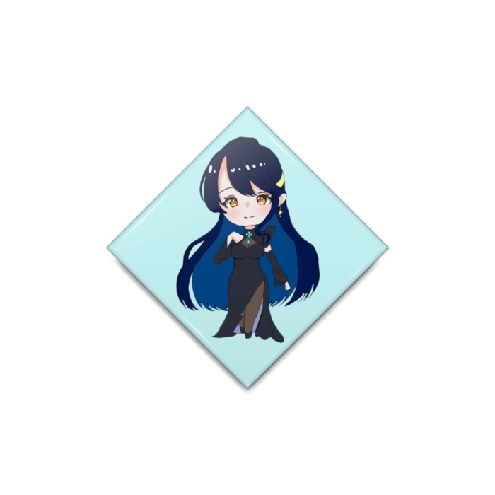 缶バッジ - ひし形40mm