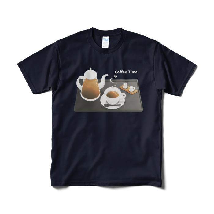 Tシャツ短納期　紺色　M