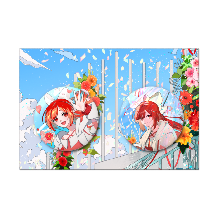 缶バッジセット - 2個セット