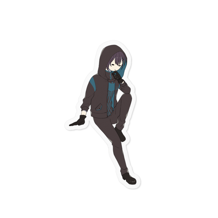 ステッカー - 100 x 100 (mm)