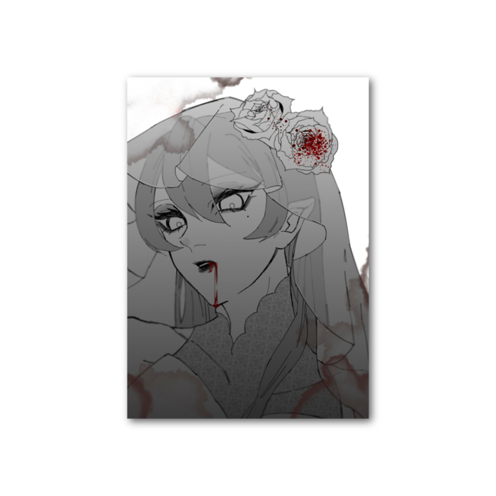 フォト風カード - 縦 - 片面