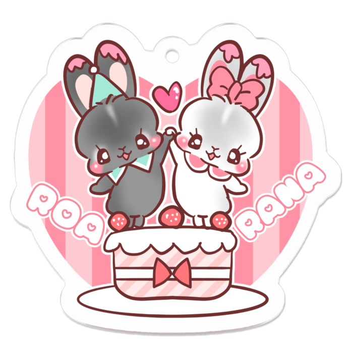 アクリルキーホルダー - 50 x 50 (mm)