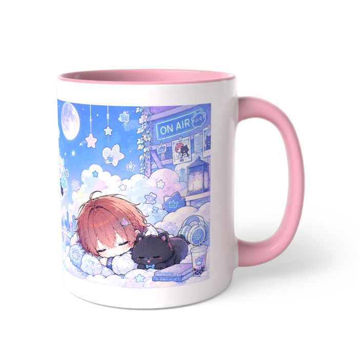 マグカップ (ピンク)配信中-昼-