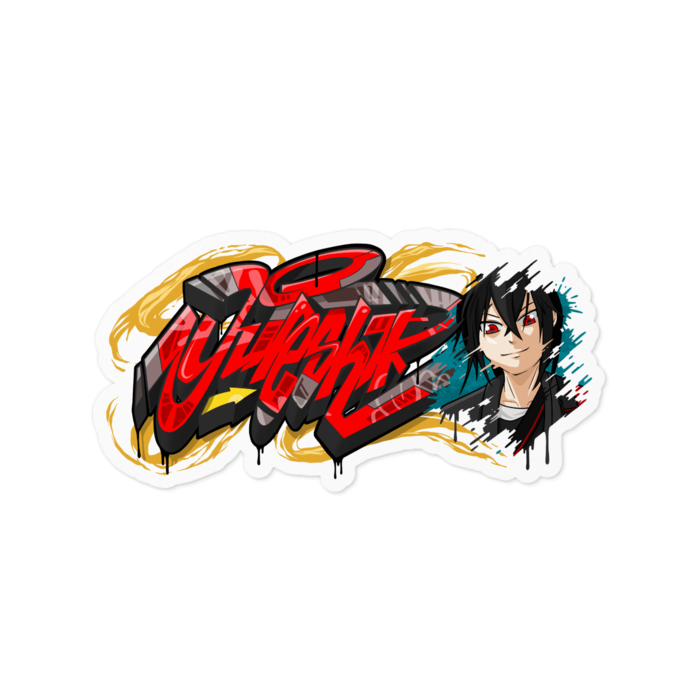 ステッカー - 100 x 100 (mm) ホワイト