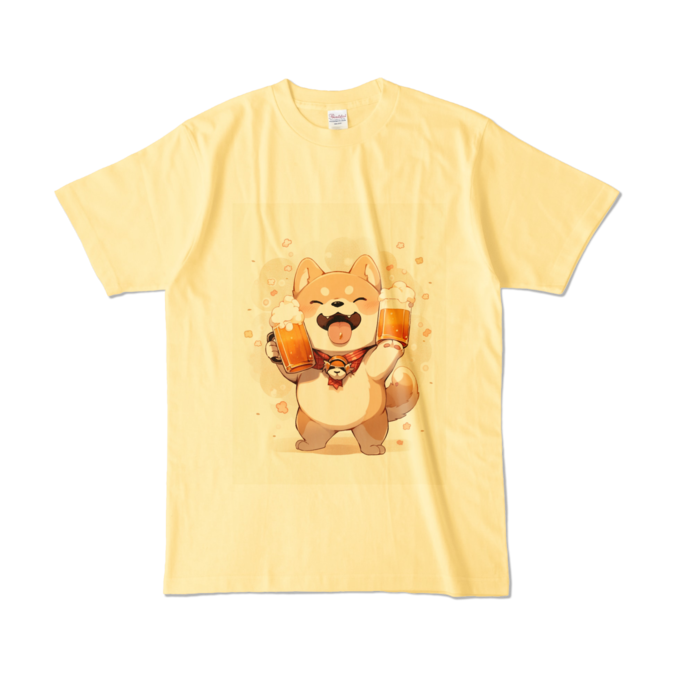 カラーTシャツ - L - ライトイエロー (淡色)