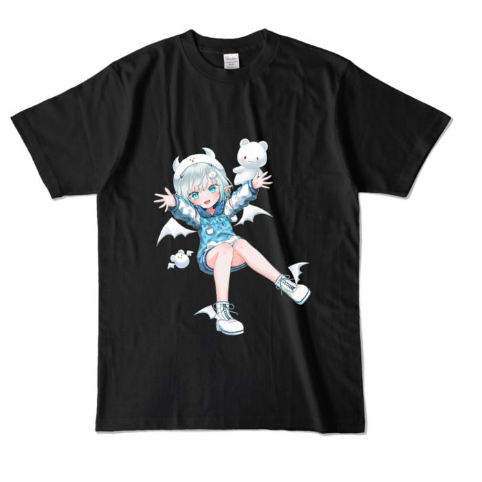 カラーTシャツ - L - ブラック (濃色)