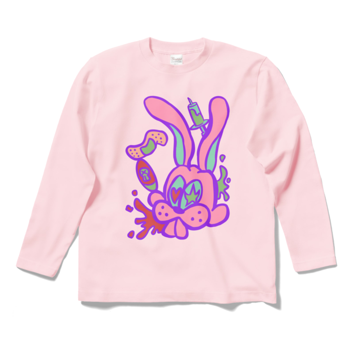 ロングスリーブTシャツ - S - ライトピンク