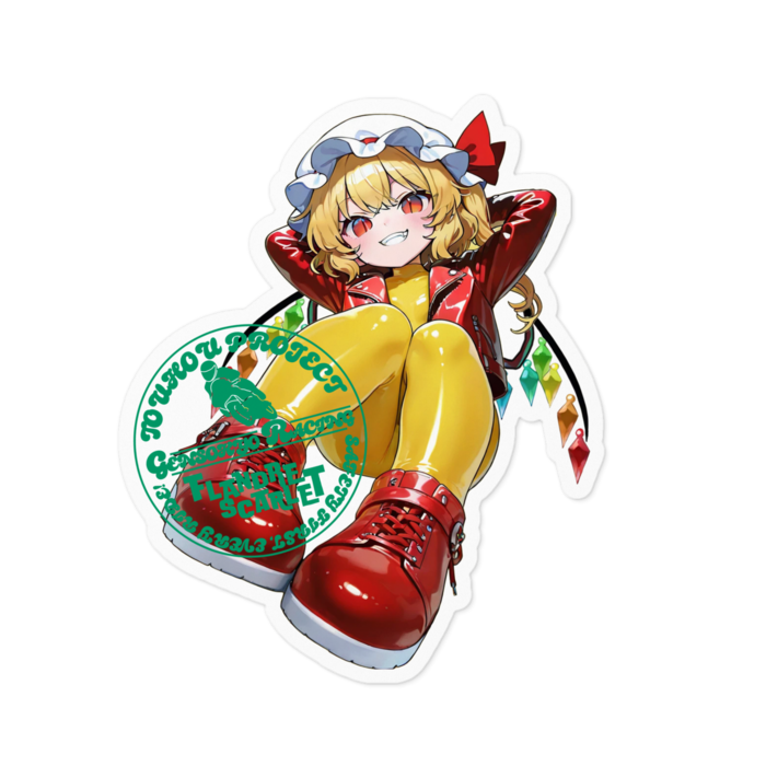 ステッカー - 100 x 100 (mm)