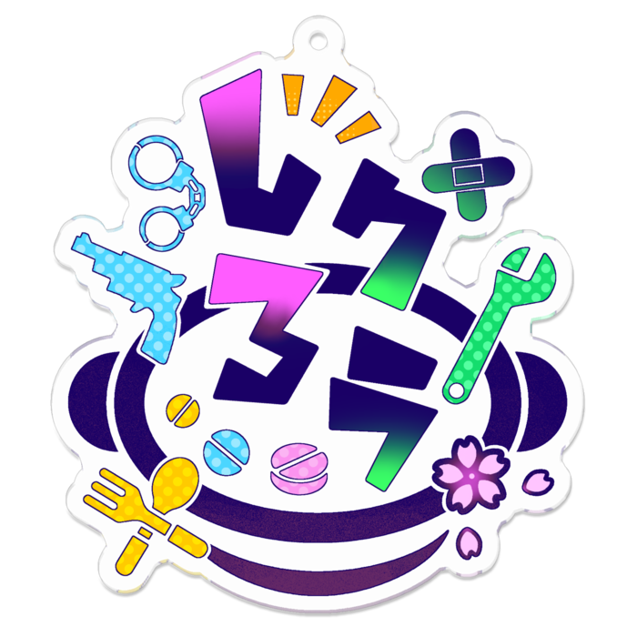 アクリルキーホルダー - 70 x 70 (mm)