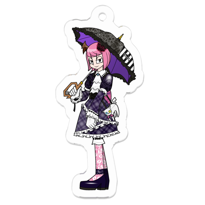 アクリルキーホルダー - 50 x 50 (mm)