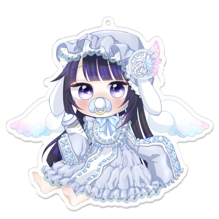 アクリルキーホルダー - 100 x 100 (mm)