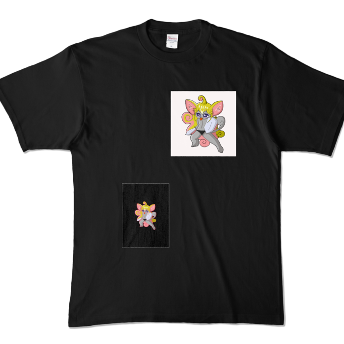カラーTシャツ - XL - ブラック (濃色)