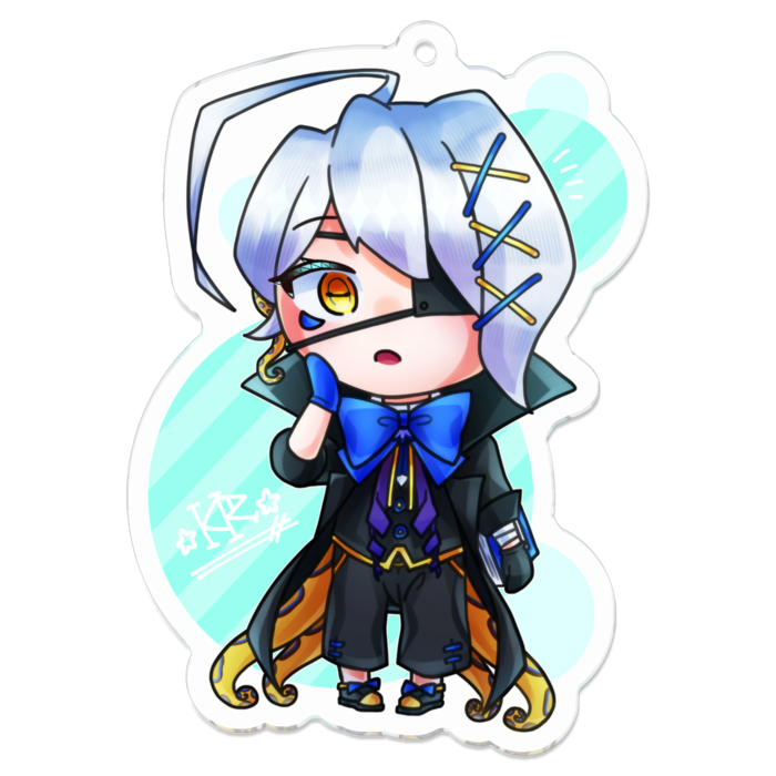 アクリルキーホルダー - 70 x 70 (mm)