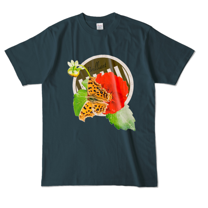 カラーTシャツ - L - デニム (濃色)