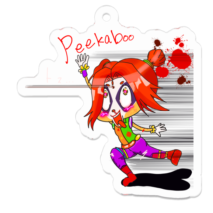 アクリルキーホルダー - 50 x 50 (mm)