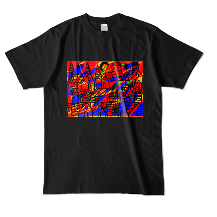 カラーTシャツ - L - ブラック (濃色)