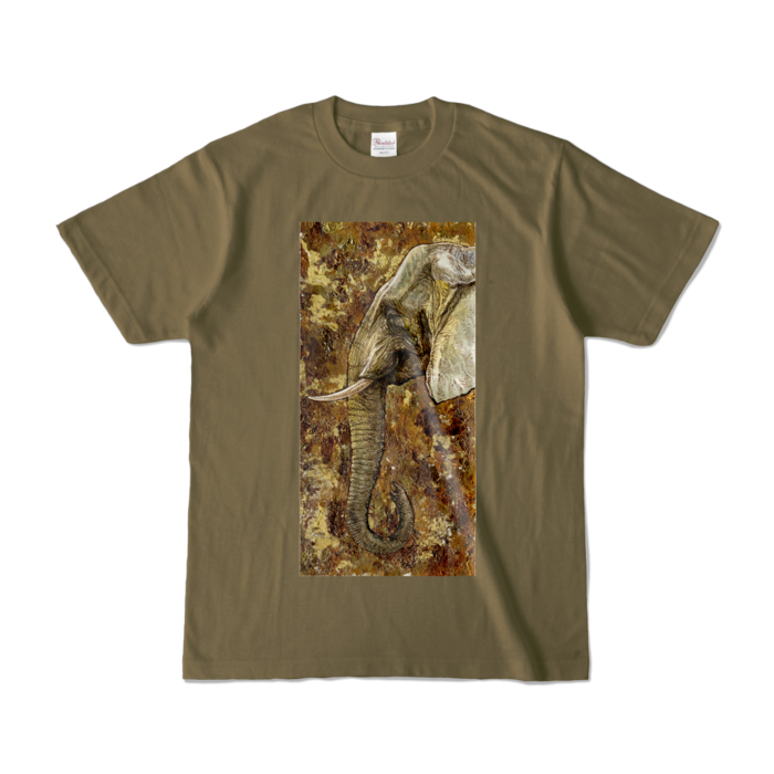 カラーTシャツ - S - オリーブ (濃色)