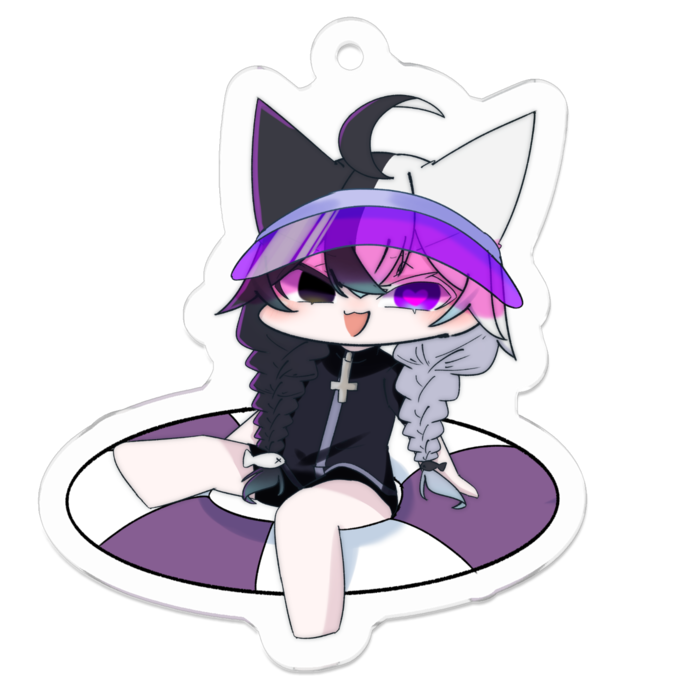 アクリルキーホルダー - 50 x 50 (mm)