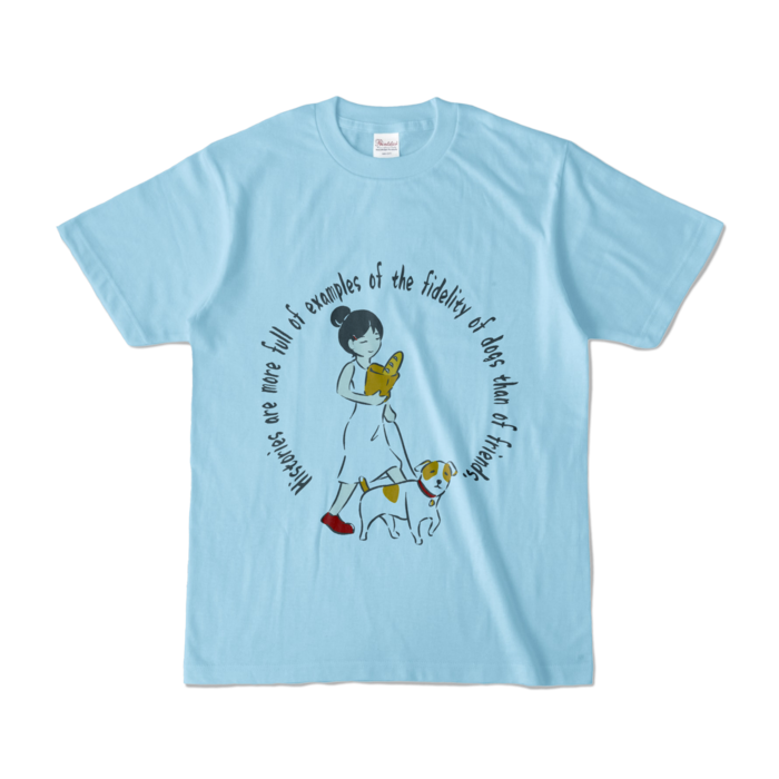 カラーTシャツ - S - ライトブルー (淡色)