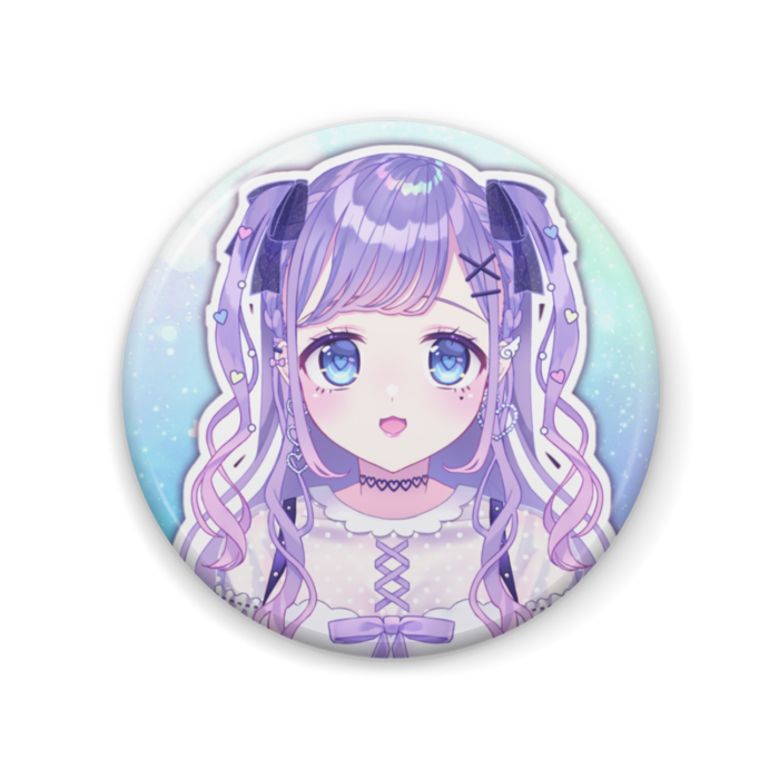 【Live2D立ち絵】缶バッジ - 57mm(4)