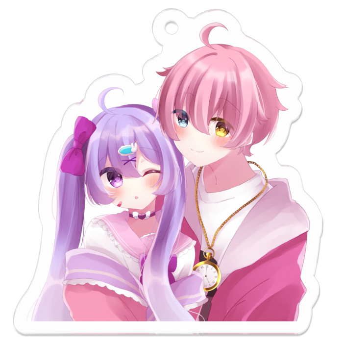 アクリルキーホルダー - 50 x 50 (mm)